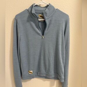Tracksmith Light Blue Women's Sweater